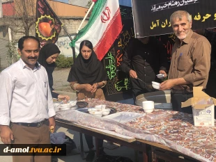 مراسم و سوگواری به مناسبت اربعین حسینی 
برپایی موکب آموزشکده فنی دختران آمل 3