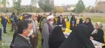 حضور کارکنان دانشکده فنی دختران آمل در همایش خانوادگی به مناسبت گرامیداشت هفته بسیج و فعال بودن غرقه توانمندی دست ساخته های دانشجویان به میزبانی بسیج  و حضور امام جمعه شهر مقدس امامزاده عبدالله(ع) در روستای چندر محله  2