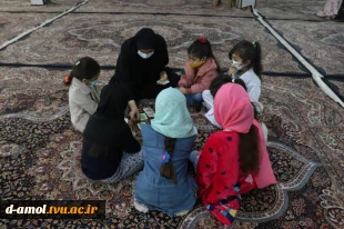 حضور پر شور دانشجویان بسیجی دانشکده فنی دختران آمل در اردوی جهادی آذر ماه ۱۴۰۰ 4