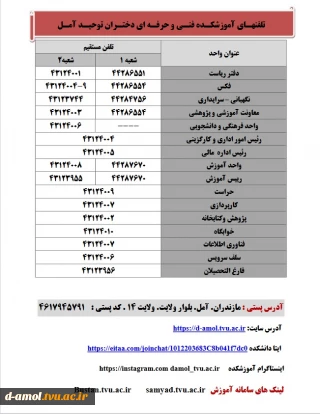 تلفن های دانشکده